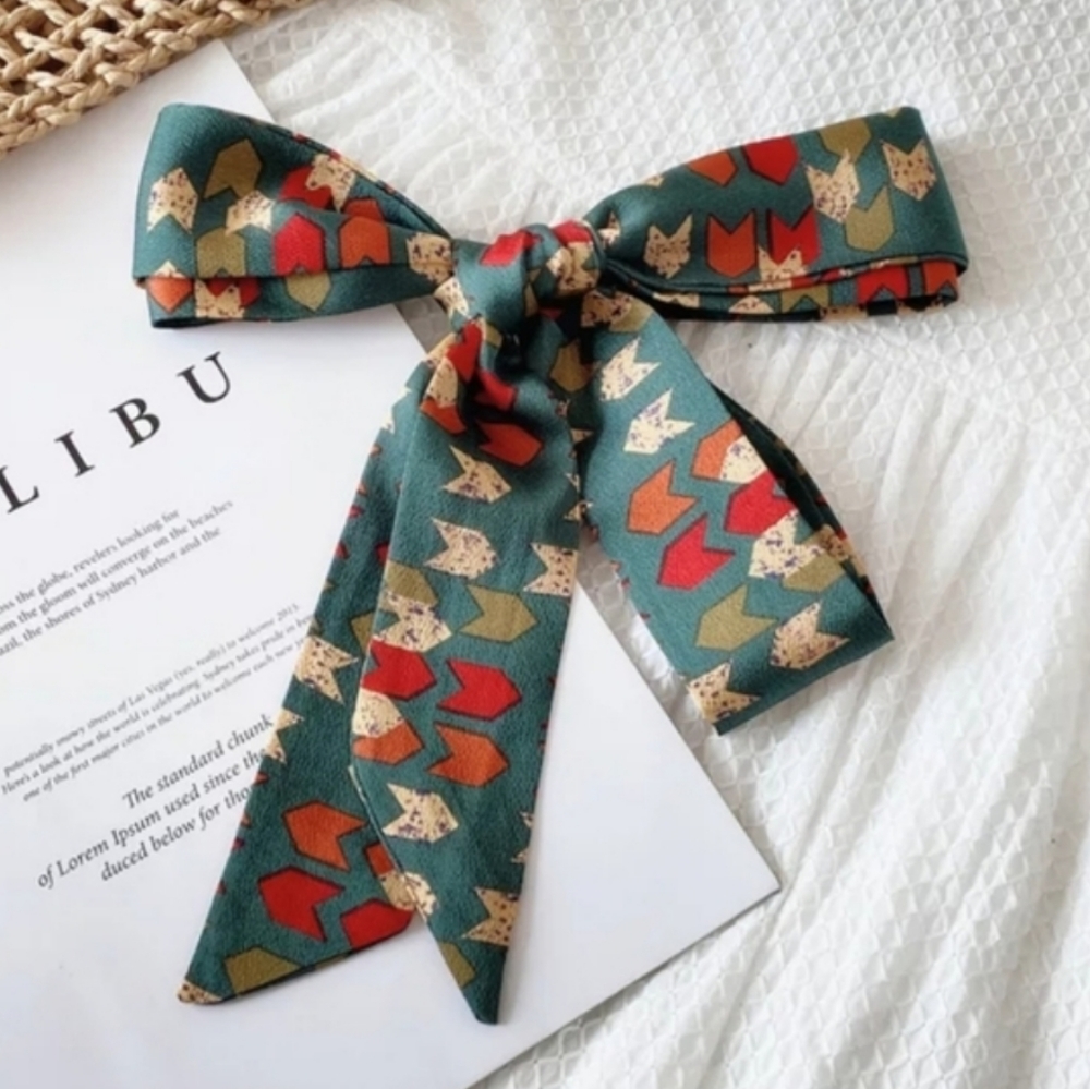 Patterned Twilly Scarf - Picture 3 of 11